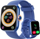 ENOMIR Smart Watch for Women Men (Answer/Make Calls) Uyumlu iPhone / Android/Samsung, Alexa built-in, [1.91” HD Ekran] Su Fitness Watch with Heart Rate/Sleep/SpO2 Monitor (Mavi)