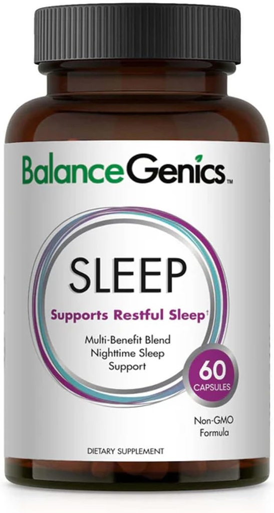 Sleep Formula (GABA) - Healthy Supplement Supports Relaxation & Restful Sleep - Sleep Aid with Non-Habit Supplement - Bedtime Support Capsules for Men & Women - 60 Capsules