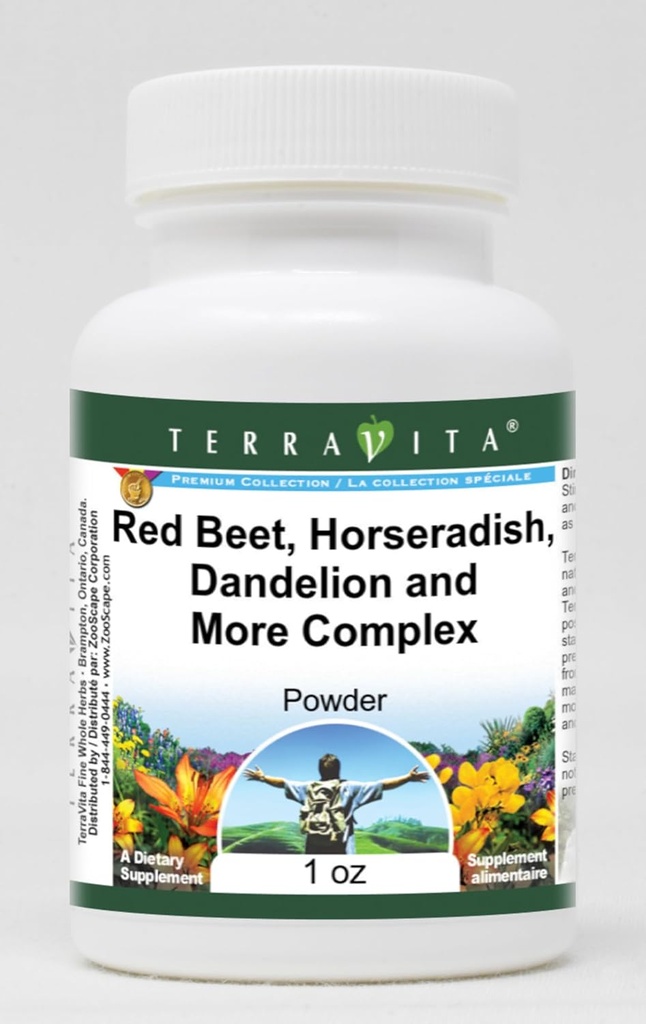 Liver Complex Toz - Red Beet, Horseradish, Dandelion ve More (1 oz, ZIN: 512564) - 3 Pack