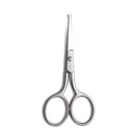 LIVINGO Premium Manicure Rounded Tip Scissors Multi-purpose Stainless Steel Cuticle Pedicure Beauty Grooming Kit for Nail, Eyebrow, Eyelash, Dry Skin, Nose Hair 3.5 inch