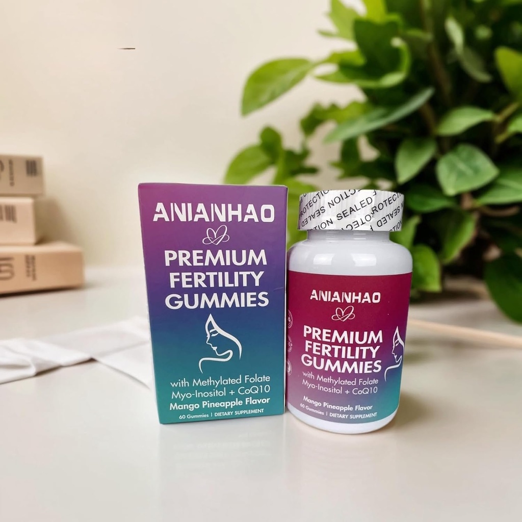 Premium Ferttitude Gummies, Feminine Balance Gummies, for Women's Health & Wellness, Prenatal Conception Supplements, with CoQ10, Folate and Vitamins, Ovulation & Menstrual Cycle