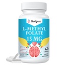 L Torchfolate 15 mg (5-MTHF) - B6 ve B12 ile Aktif Folic Asit - Vegan, Gluten-Free, Dairy-Free (1 Pack)