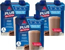 Atkins Creamy Milk Chocolate PLUS Protein Shake, 30g protein, 7g Fiber, 2g Net Carb, 1g Sugar, Keto Friendly, Low Carb, Yüksek Protein İç, 12 Kont