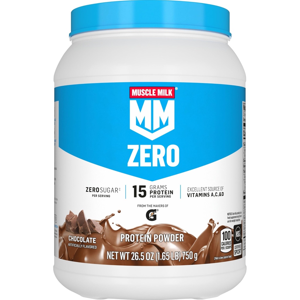 Kas Süt ZERO, 100 Calorie protein Toz, Çikolata, 15g Protein, 1.65 Pound, 25 Hizmet