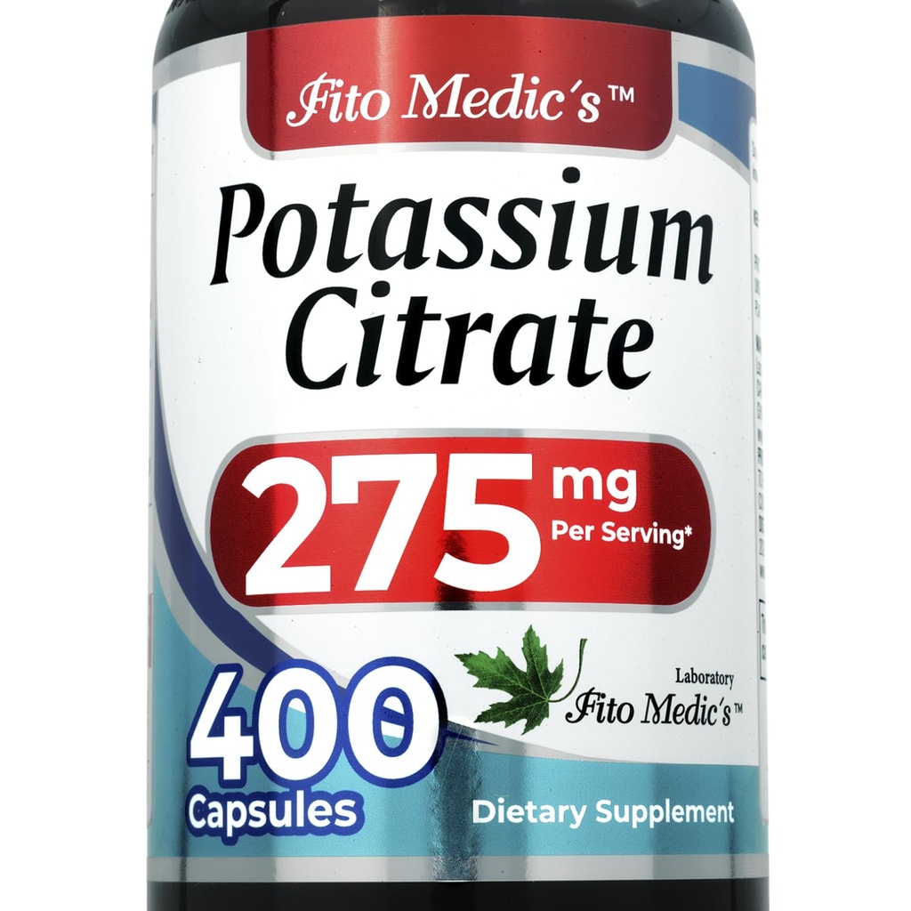 Lab | P properties Citrate |400 Capsules |275 mg| Pplastik Tamam | Potasyum | Mekanik Türlü | Potasyum Pilleri | Ultra yüksek Abhidrorps.