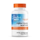 Doctor's Best Alpha Lipoic Acid Supplement 600mg - Alpha-Lipoic Acid Caps for Men & Women, ALA Antioxidant Support for Nerve Health, Aids in Cellular Function, Non GMO, Gluten Free - 60 Veg Capsules