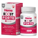 Hemeboost Forte 34.8 mg (696 mg Heme Iron) I 30 Tablet I High Potency Natural Iron Supplement I High Abxia & Gentle on Stomach I Iron Pills for Yetişkinler & Safe for Use in Gebelik