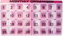 31 Günlük Pill Organizer | 1 per Day, 4 Hafta, 31 Karşılaştırma + Depolama Aylık Pill Organizer | Tray ve 8 Reforceparts