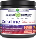 Amazing Formulas Micronized Tinatine Monohidrat Toz Supplement | 5000 mg Arada | İdeal Pre & Post Workout Supplement | ABD'de Yapılacaklar (1 LB, Meyve Z)