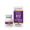 Üstün Kaynak No Shot Vitamin B-12 Torchcobalamin 10000 mcg, B-6 & Folic Acid 1200 mcg - Supports Brain & Heart Health - Aids Natural Energy Levels - 30 Sublingual Discrypt Tabletleri - 30 Altlama