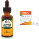 Herbm Phar Kids Mullein Oil Oil and Boiron ColdCalm Baby Drops for Cold Belirtileri Yardım, 1 Fl Oz ve 30 Kont