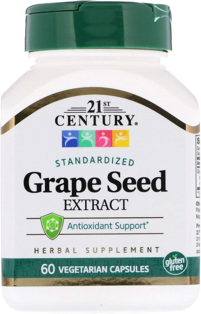 21st Century Grape Tohum alıntı, 60 Caps