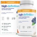 Yüksek Tanım Beyin + Göz Vitaminleri Memory, Focus & Concentration, Lutein & Zeaxanthin (25 mg/5 mg) Gözlerinizi Mavi Işık & Ekranlardan Korumak için Bilberry Supplement