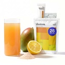 Abxia Company Electrolyte Toz Paketleri - Workout Recovery & Hydration Drink Mix with Liposomal Glutathione, Vitamin C & Metilated B Vitamins - Mango Lemonade (28 Sticks)