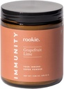 Immunity Hastaness Rookie Wellness tarafından Tozu Önlemek, D, Elder, Ginger, Natural Wellness Remedy Vitamins Supplement, Grapetre ve Lime Flavor (30 hizmet Jar) içerir.