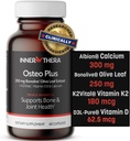 Osteo Plus 4-in-1 Kapsamlı Supplement - Vitamin D3, K2 ve Bonolive - Sağlıklı Ağlama - Gluten-Free, Non-GMO, Vegan (60 Kont)