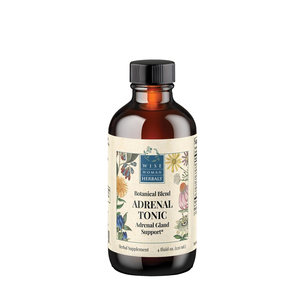 Bilge Kadın Herbals Adrenal Tonic Liquid Extract, Herbal Adaptogen Blend ile Eleuthero, Ashwagandha & Licorice, Sağlıklı Adrenal Fonksiyonlar, Enerji, Stamina, Stres ve Odak, Non-GMO, 4 Fl Oz Oz