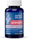 Anne'nin Bliss Prenatal Multivitamin + Probiyotik for Women w/ Folic Acid, Supports Baby Development & Mom's Digestion w / çinko, B6 & B12, Ginger & Choline, Vegan & Gluten Free (45 hizmet)