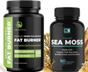 İrlandalı Deniz Moss ve Yeşil Çay Kilo Kaybı Pills | Metabolism ATM & Tiroid Desteği Bladderwrack, Burdock & Green Coffee | Appetite Suppressant & Immune Support | 90 & 120 Capsules