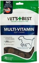 Vet's Best Multi-Vitamin Soft Chew Dog Supplements - Köpekler için Vitaminler - Köpekleri Fiziksel ve Ruh Sağlığı - 30 Gün Supply