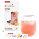 Munchkin® Milkmakers® Lactation Drink Mix Supplement with B Vitamins/Collagen/Fenugreek & Milk Butle for Cooking Moms, Berry Lemonade, 14 Count