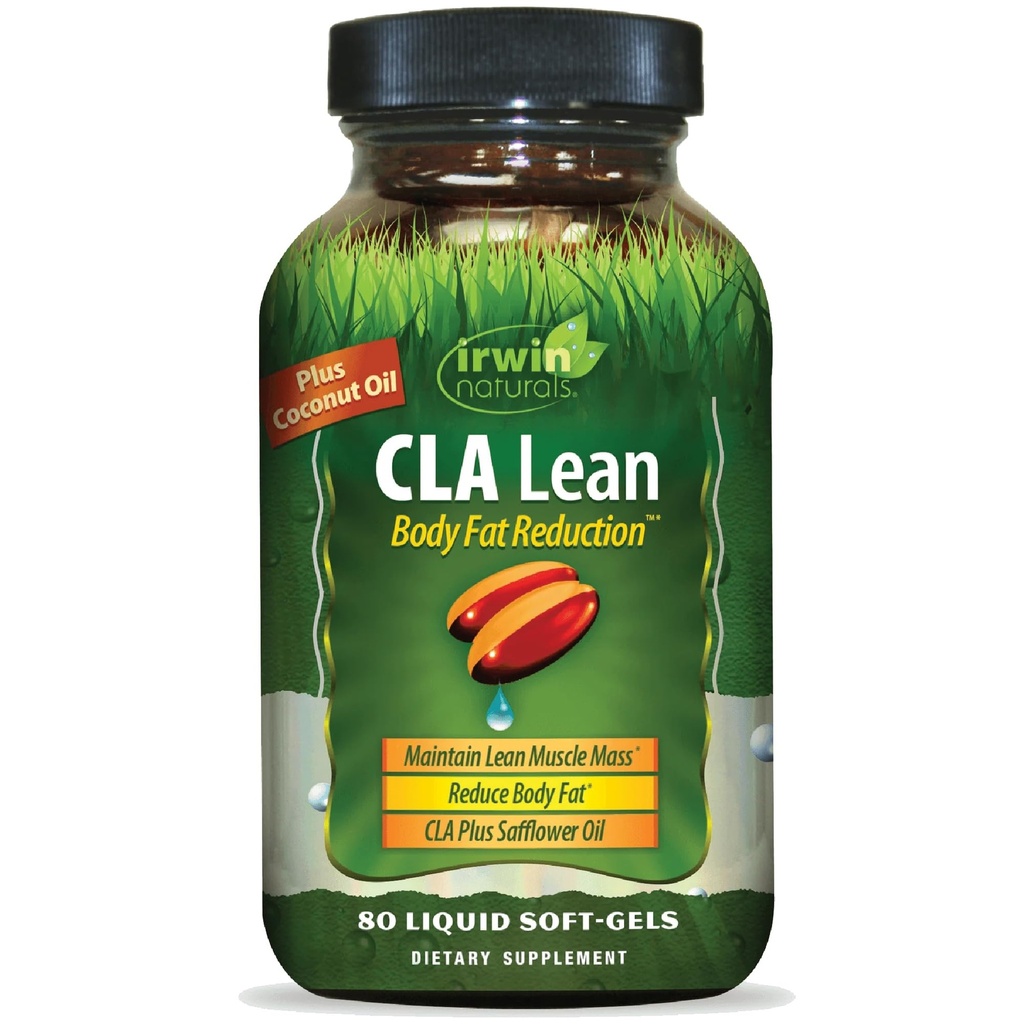 Irwin Naturals CLA Lean Body Fat Azaltı - 80 Sıvı Yumuşak-Gelin
