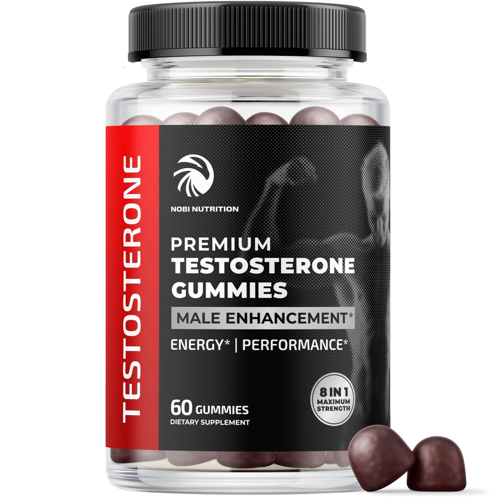 Kas Büyümesi için Erkekler için testosteron Supplement, Stamina & Performans | Erkekler için testosteron ATM Muscle Builder | Test Boost Max with Tongat Ali | Test ATM & Erkek Gelişi | 60 Gummies