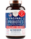 Kadınlar için Vaginal Probiyotikler - 19Bil CFU,15-Strain Lactobacillus Probiyotik PH Balance, Urinary Tract Support, Odor & Yeast Health - Kadın BV Desteği için Denge Kompleksi - 30 Vegan Caps