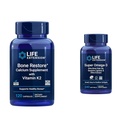 Life Extension Bone Restore + Vitamin K2 Vitaminler ve Mineraller Bone Health & Strength & Super Omega-3 EPA / DHA Fish Oil, Sesame Lignans & Olive Extract