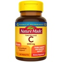 Nature Made C 1000 mg Time release Tabletleri Rose Hips, 60 Kont (Pazar Mayıs Vary)
