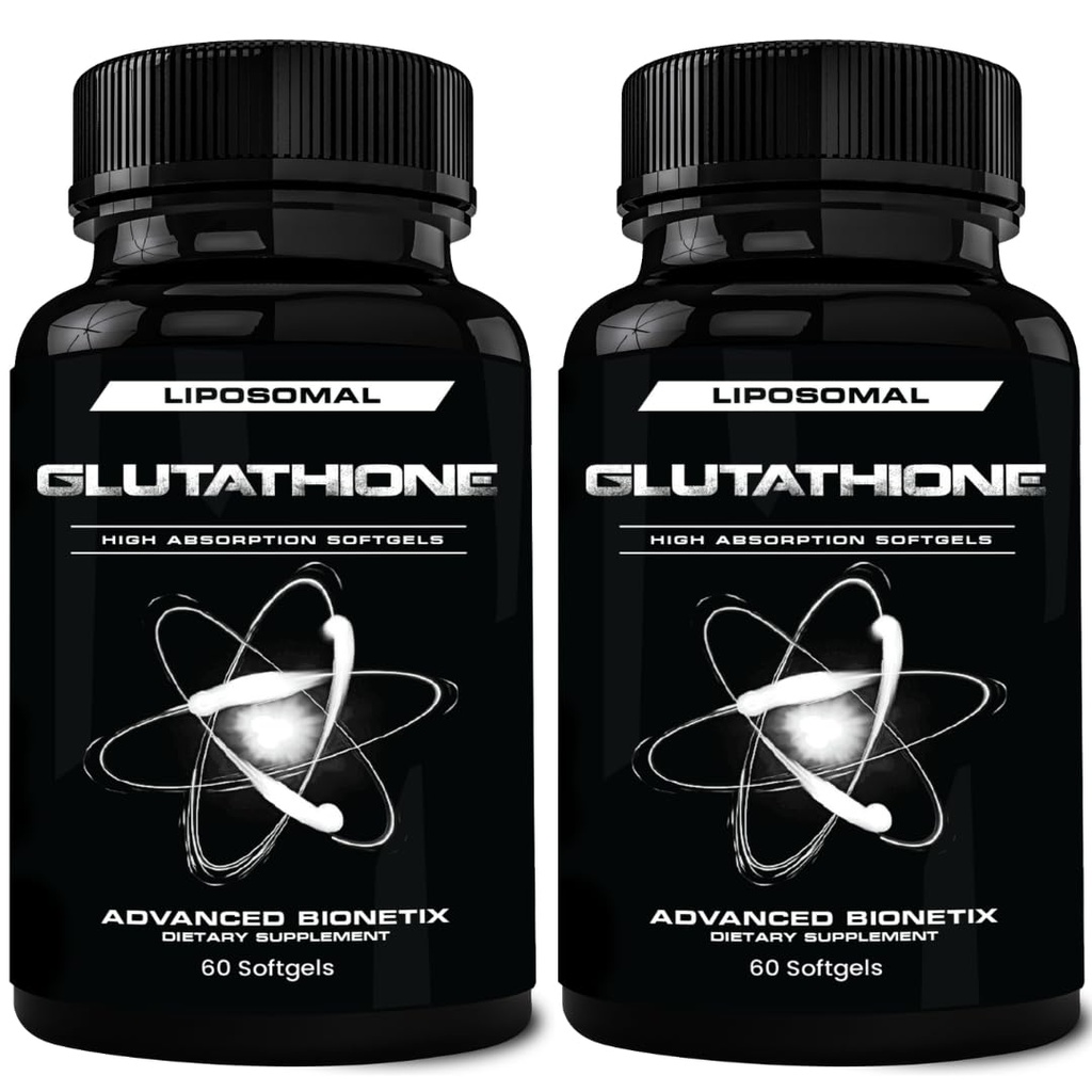 850 mg Liposomal Glutathione Supplement | 120 Total Liposomal Softgels | Antioksi Supplement w/Gluta-IVTM, 100X Abxia Over Toz Glutathione