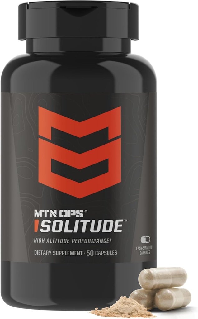 MTN OPS Yüksek Boyut Performansı, Adaptojenik Kompleks - Reishi Mushroom & Milk Butle, Altitude Kompleks - Altın Kök, Schisandra ve Grapeseed Ekstralar, 25 Hizmet, Veggie Capsules
