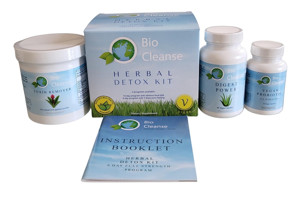 Bio Cleanse Detox Kit, Probiyotik Formula, Digest Power ve Bentonite Psyllium, Kolon Bakım, Sağlıklı Eliminasyon ve Gut Health