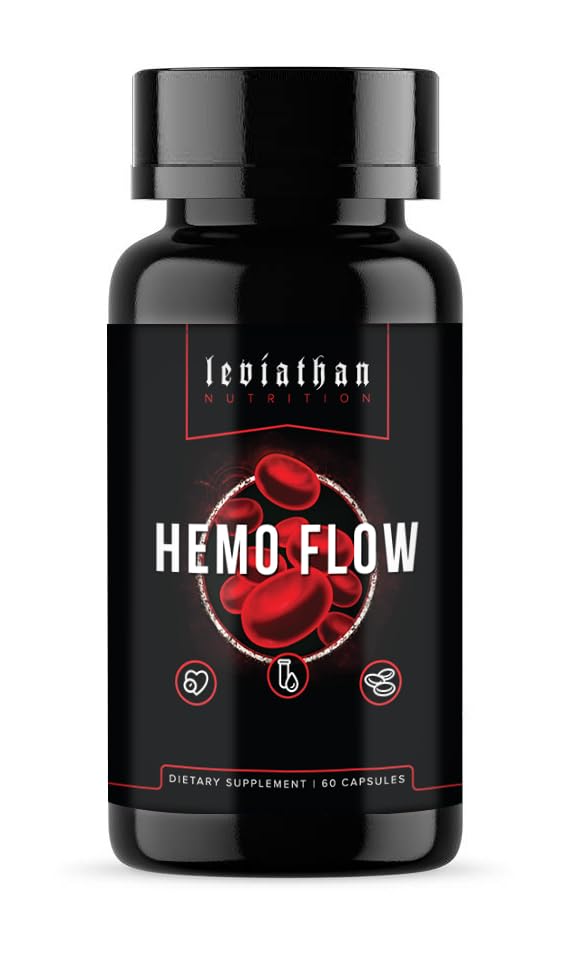 Leviathan Beslenme Hemo Flow | Nitrik Çimento için Nattokinase ile Tamam
