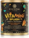 Temel Beslenme Vitamini - Çocuklar multivitamin Toz - Beslenme Desteği - 13 Aktif Vitaminler ve 6 Chelated Mineraller, Prebiyotik Fiber - Orange Flavor - (10.4 oz) - Vegan