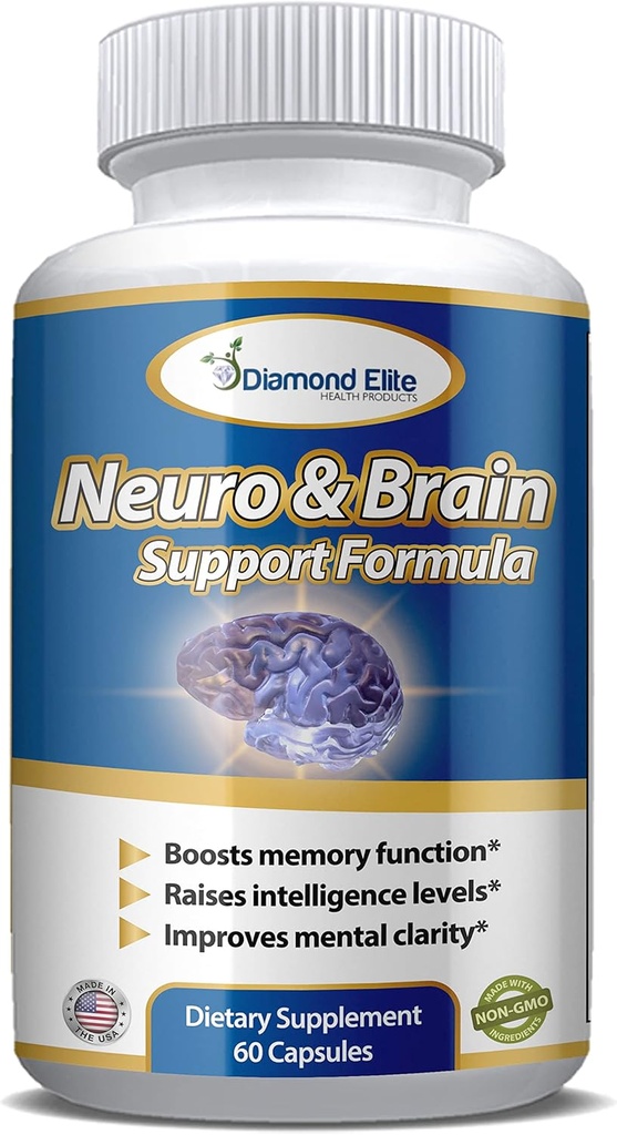 Neuro & Brain Care, Ekstra Güçlü Beyin Supplement for Memory, Focus, & Clarity - Boosts Memory Function, Intelligence Levels & Focus, Premium Brain Health Supplement for Men & Women, 60 Capsules