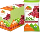 PROBAR - BOLT Organik Enerji Chews, Cranberry Pomegranate, Non-GMO, Gluten-Free, USDA sertifikalı Organik, Sağlıklı, Doğal Enerji, B & C (12 Count) ile Hızlı Yakıtlar