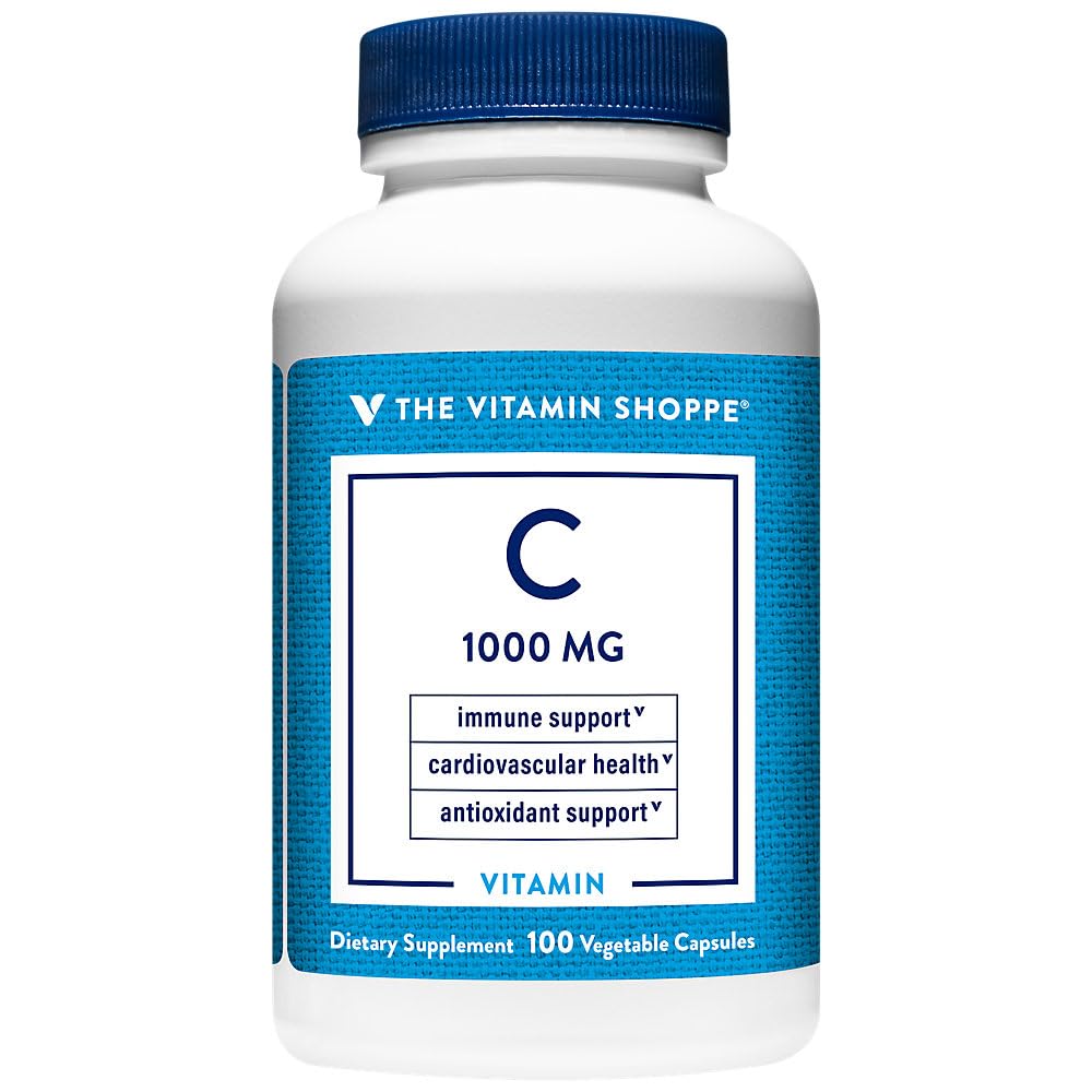 The Shoppe C-1000 1000MG, Antioksi That Supports Immune & Cardiovascular Health (100 Capsules)