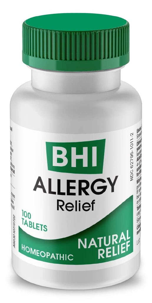 MediNatura BHI Anti-Symptom Doğal Güvenli Runny Nose Sneezing Itchy Eyes & Congestion 15 Hedefli Homeopathic Active Malzemeler Calm Discomfort - 100 Tablet