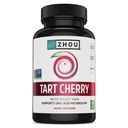 Zhou Tart Cherry Ekstraksiyon + Celery Tohum - Erkekler ve Kadınlar için Tart Cherry Capsules, Uyku ve Uric Acid Cleanse, 1000 mg Per Pill - 60 Veggie Capsules (Pazar 1)