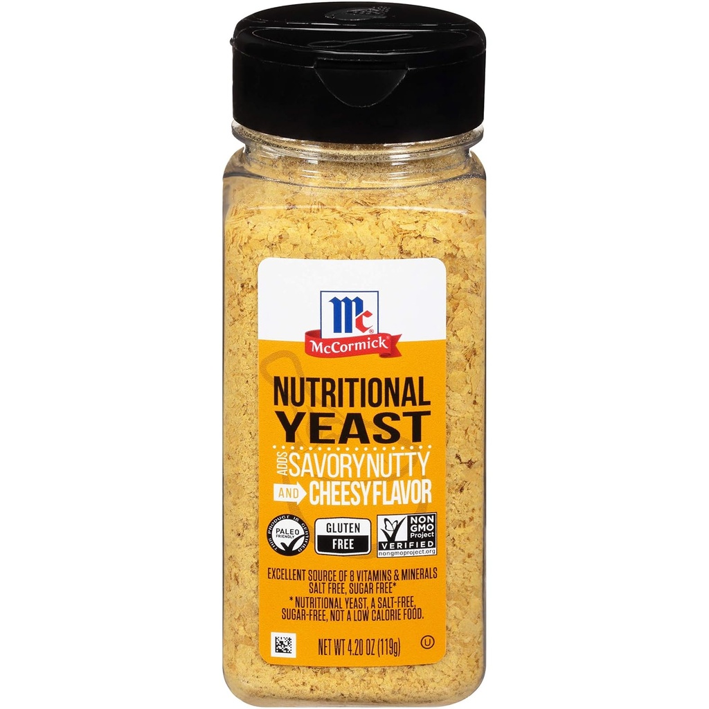 McCormick Beslenme Yeast ( Rich Umami Flavor'u ekleyecek Günlük Tartlar Üzerine Zayıflık), 4.2 oz