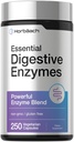 Horbäach Essential Digestive Enzymes | 250 Capsules | Erkekler ve Kadınlar için Güçlü Enzyme Ölme | Non-GMO & Gluten Ücretsiz Supplement Supplement Supplement Supplement