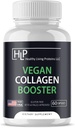 Healthy Living Proteins | Vegan Collagen Booster | Helps Support & Boost Collagen in Your System for Healthy Hair, Skin, Nails | Vegan, Vegetarian, Keto, Paleo, Gluten Free | Capsules (60 Count)