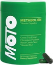 O Positiv Moto Kadın Metabolism Desteği - Enerji, Curb Cravings, Sağlıklı Metabolism - Vegan Capsules, 30 Hizmet