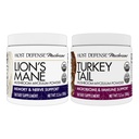 Host Defense Sche with Lion's Mane Toz, 3.5 oz & Türkiye Tail Mushroom Toz, 3.5 oz - Destek Beyin Sağlığı, Memory & Focus - Support Digestive & Immune Health*