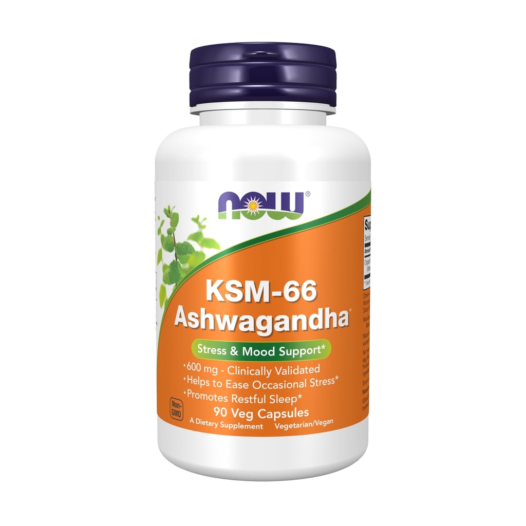 Şimdi Tamamlar, KSM-66 Ashwagandha®, Stres ve Uyku Desteği, 90 Veg Capsules