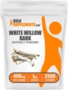 BulkSupplements.com White Willow Bark Ekstra Toz - Herbal Supplement, White Willow Bark Toz - Gluten Free, 400 mg hizmet başına 1kg (2.2 lbs) (1.5 $ 1)