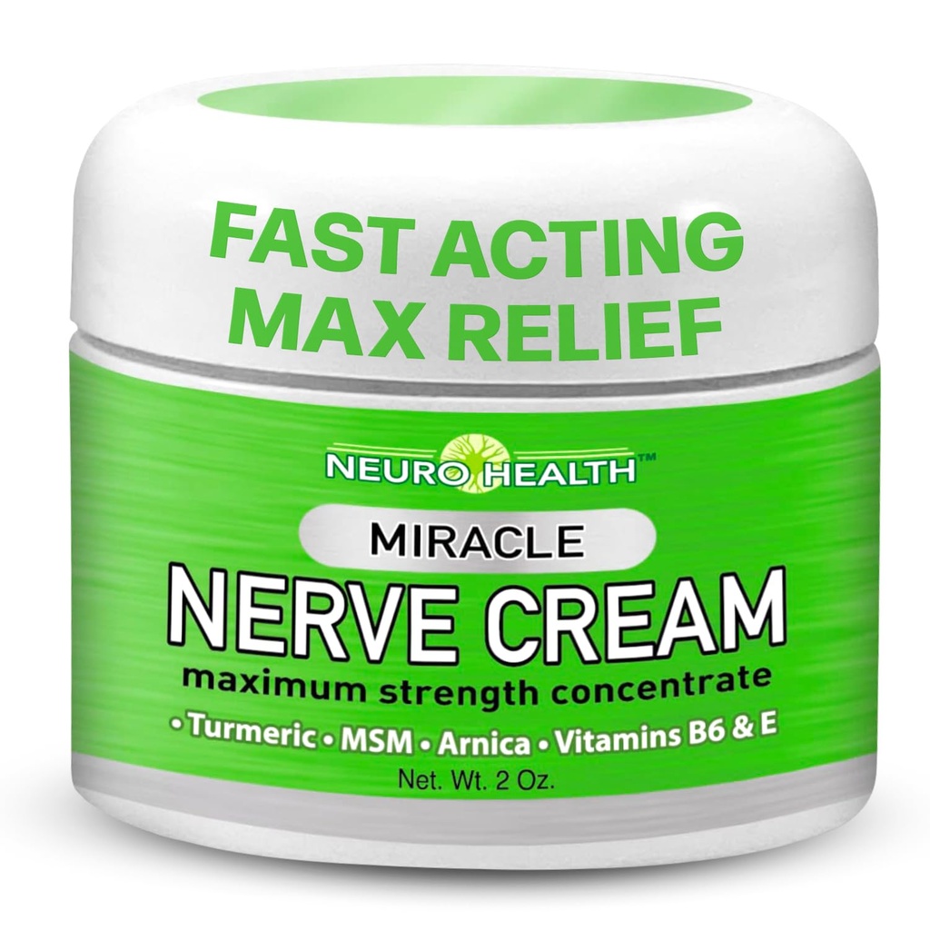 Mucize Nerve Cream - En Güçlü - Turmeric ve Arnica Meeting for Neuropati Discomfort Relief - Soothing Foot & Hand Formula with MSM, B6, E - Made in USA