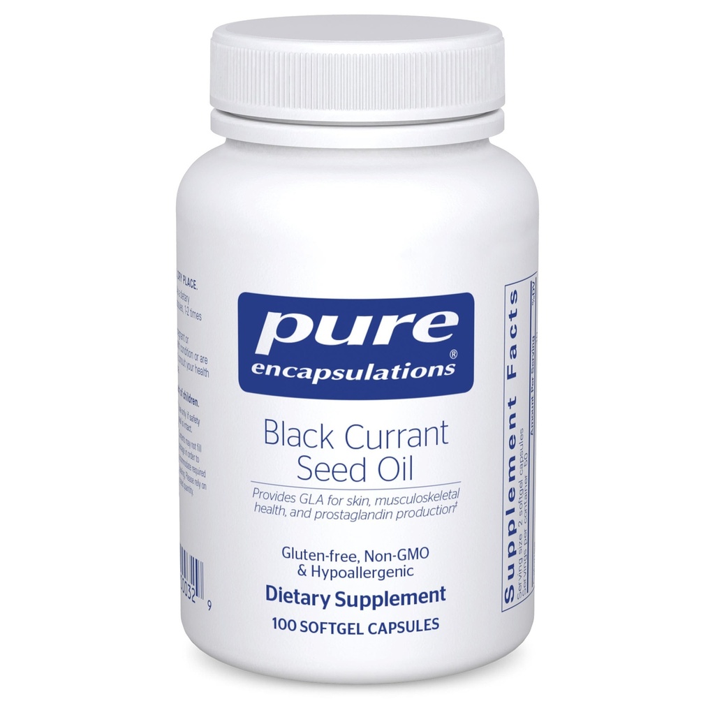 Saf Encapsulations Black Currant Seed Oil | Hipoallerjen Diyet Tamam | 100 Softgel Capsules