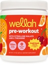 Wellah Pre-Workout Drink Mix (Fruit Punch Flavored, 30 Hizmet) - Citrulline Malate ve L-Theanine, 200 mg of Natural Caffeine & 1000mg of Beta-Alanine